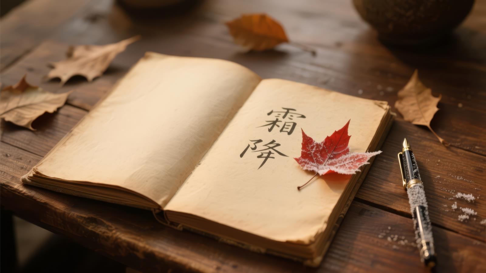 Enjoy late autumn with frost and fireworks